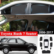 For Toyota Rush 7 Seater 2006-2017 Car Shade for Side Window Glare and UV Rays Protection Baby Windo
