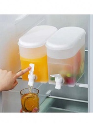 1 件 3.5 公升冷水飲水機,附水龍頭,冰水壺,可放入冰箱,適用於檸檬汁、茶等,廚房用品