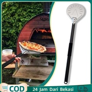 Pizza Peel Pizza Turning Shovel With 9 Inch Wooden Pizza Shovel Aluminum Burger Spatula