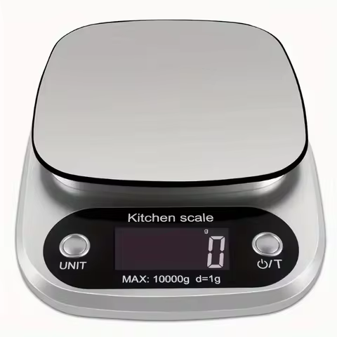 1pc Accurate Digital Kitchen Scale for Cooking and Baking - 22lb Capacity in Grams and Ounces Perfec