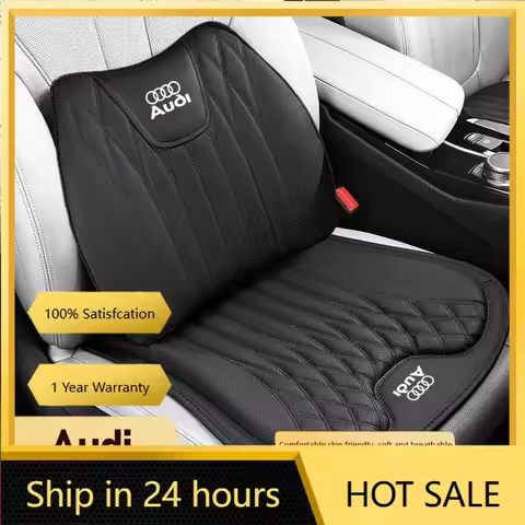 2025 Hot Car Seat Cushion Memory Cotton Lumbar Support Pad For Audi A3 A5 A4 Q5 A1 A2 A6 A7 A8 Q1 Q2