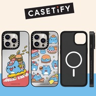 Magnetic Bugcat Capoo Mirror Hard Phone Case For iPhone 16ProMax 15 14 13 12 11 Shockproof Casing