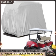 4 Passenger Golf Cart Cover 210D Oxford Waterproof Dustproof Roof Enclosure Rain Cover for EZ GO, Cl