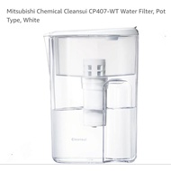 Mitsubishi Chemical Cleansui CP407-WT Water Filter, Pot Type, White
