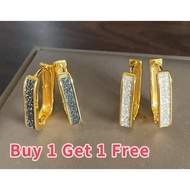 14k Bangkok gold earrings