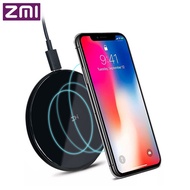 Original ZMI Xiaomi Wireless Charger iphone X /8/8p Note8 S9/S9 Nokia  Moto2 NEXUS 2.5D Glass Surfac