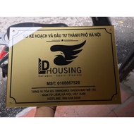 Bảng mica tên shopcông tybiển số nhàphòng trọchung cư thiết kế theo yêu cầu chất liệu mica cao cấp i