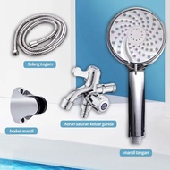 Premium Shower Head Set 5 Mode Adjustable Shower Head Set with Portable Hose