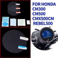 For Honda Rebel 500 CM500 CMX500 CM300 Accessories TFT LCD Screen Protective Films
