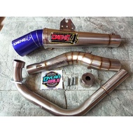 ☀ ☁ DAENG SAI4 OPEN PIPE WITH SILENCER RAIDER 150 CARB
