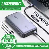 UGREEN 25000mAh Laptop Powerbank PD 145W Fast Charging 10000mAH