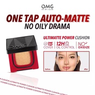 OMG Oh My Glam Ultimatte Powder Cushion Spf 30 PA++ 11 Gr Series Foundation Cushion