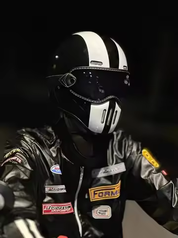 ORZ NEW Motorcycle FBR Full Face Retro Helmet Tokyo Style Motorcycle Casco Moto Japan TT Helmets Fib