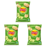 [Bundle of 3] Lays Cucumber 70g 乐事 黄瓜味 [China]