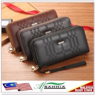 15W4 Alsahhia Dompet Pendek Pemegang Kad Wanita ( Double Zip Multi-slot Card Holder Coin Long Purse 