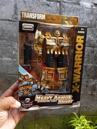 ROBOR TRANSFORM X-WARRIOR // mainan robot perang // tank