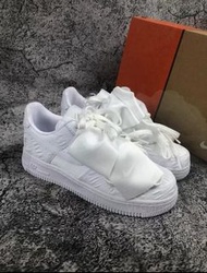 Nike Air Force 1'07 LX 全白蝴蝶結 情人節限定 小白鞋