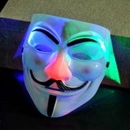 Hacker Mask, hacker mask WITH LIGHT - High quality mask (LIGHTS IN MANY COLORS, MANY COLOR FLASHING 