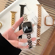 Electroplated stainless steel metal wristband for Apple Watch Ultra 2 49mm/S11 10 42mm 46mm/S9 8 7 4