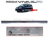 Perodua Viva Elite OEM 2007 - 2014 Original ABS Plastic Genuine Side Skirt Skirting Door Lower Spoil