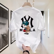 Outlets MLB 100% Cotton Heavyweight Kaos Fit Tshirt Men Wanita Graphic Tee - Official merchandise (M