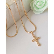 Gold Plated Cross Necklace Gold Plated Cross Necklace