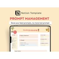 [BNR]Notion Template:Ultimate Prompt Organizer for Productivity