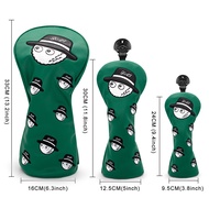 Recommended StyleKorea Korea Golf Wood Cover PU Waterproof 1/3/5/UT Wood Cap Cover Head Cover Protec