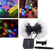 Virsa - 太陽能星星 LED 線/聖誕裝飾燈