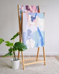 【FlexiFlow】藍系珊瑚多用途瑜伽鋪巾/瑜珈墊/衛生防疫