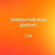 ADDITIONAL FRONT HEELS 1 CM