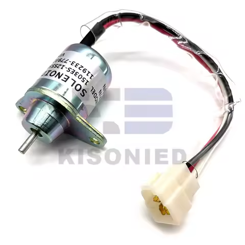 1503ES-12S5SUC5S Fuel Shut Off Solenoid 119653-77950 M806808 for Yanmar 3TNE84 3TNE88 4TNE84 4TNE88 