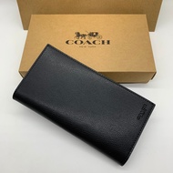 F74978 Men's Long Wallet Genuine Leather Wallet Clutch Wallet