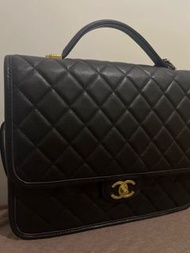 二手正品 CHANEL 香奈兒 復古後背包 肩背包 書包 手提包 NE2AC6UU