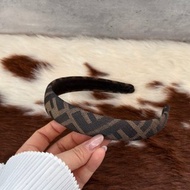 中古品 FENDI 芬迪 FF 老花頭箍