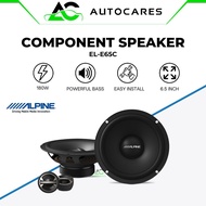 [EL-Series] 2-Way Component Speaker ALPINE EL-E65C 6.5" 180Watts Car Speaker Kereta