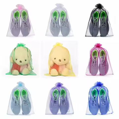 10PCS 30x40cm Large Organza Bags Festive & Party Supplies Christmas Wedding Birthday Party Gift Box 