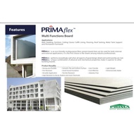 ~READY STOCK~PRIMAFlex Fibre Cement Board 4ft x 8ft 12MM Papan Cement Water Fire Resistant Smooth Fl