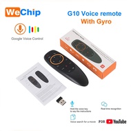 G10 2.4G Voice Air Mouse 6 axis Gyroscope Fly Mouse IR Learning Function Remote Control Work With An