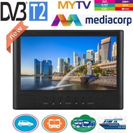 Leadstar Rechargeable 9 Inch Portable Digital Mini Tv With DVB-T-T2 Hevc H265 10Bit Code 16:9 800*480 Dual Speaker for Home Car