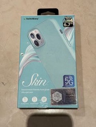 Switcheasy Skin 原廠質感矽膠手機保護殼-天空藍(iphone 12 pro max)