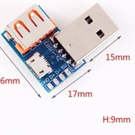 USB adapter board USB 3 male female to micro USB to header 4P 2.54mm - ZK