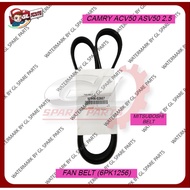 FAN BELT (6PK1256) TOYOTA CAMRY ACV50 ASV50 2.5 (MITSUBOSHI) (TOYOTA A GRADE) 90916-02667