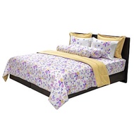 SANTAS ชุดเครื่องนอน ดีไซน์ VIVACIOUS ชุด 6 ชิ้น ทอ 350 เส้นด้าย COTTON USA เส้นใยฝ้ายบริสุทธิ์ 100%