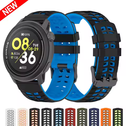 Waterproof Strap For COROS Pace 3 / APEX 2 Pro Silicone Sports Band For COROS APEX Pro/ APEX 46mm Wa