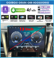 13'' Inch 8Ram 128Gb 2K Car Radio Big Screen Android Touch Screen With 360 Camera Android Player