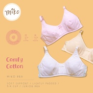 Miko Bra C419 - 95%Cotton 5%Spandex/ soft support/ lightly padded/ 3/4 cup/ junior bra/ Young Adult