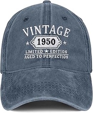 75th Birthday Gifts for Women Man Vintage 1949 Baseball Cap Ideas Gift Mom