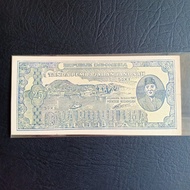 uang kuno ori 25 rupiah sdx1 sda xf tahun 1947