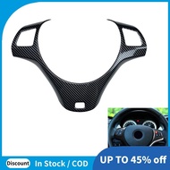 LHD Carbon Fiber Car Steering Wheel Trim for  3 Series E90 E92 E93 2005-2012 Car Steering Wheel Deco